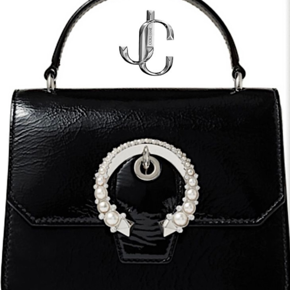jimmy choo purse black